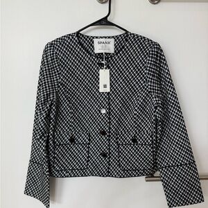 Brand New SPANX Checkered Jacket